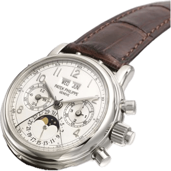 Perpetual Calendar Split Seconds Chronograph 5004 White Gold / White Arabic