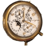 Perpetual Calendar Split Seconds Chronograph 5004 Rose Gold / Silver Arabic