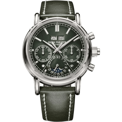 Perpetual Calendar Split-Seconds Chronograph 5204 White Gold / Olive