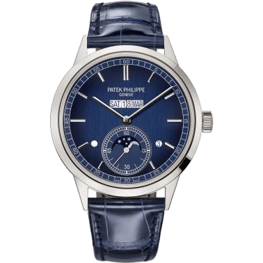 Perpetual Calender 5236 Platinum / Blue
