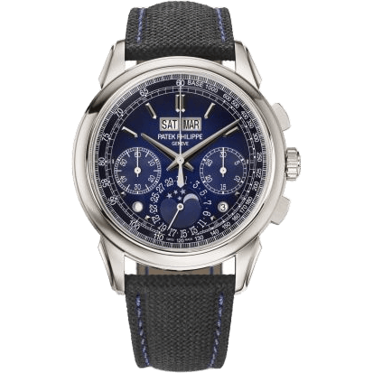 Perpetual Calendar Chronograph 5270 Platinum / Blue