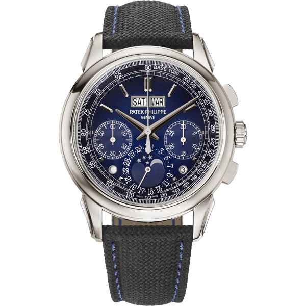Perpetual Calendar Chronograph 5270 Platinum / Blue