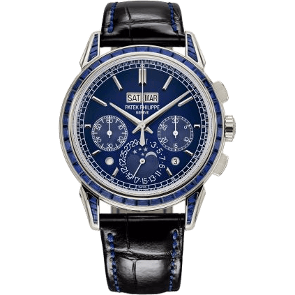 Perpetual Calendar Chronograph 5271 Platinum - Sapphire / Blue