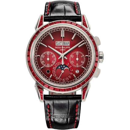 Perpetual Calendar Chronograph 5271 Platinum - Ruby / Red