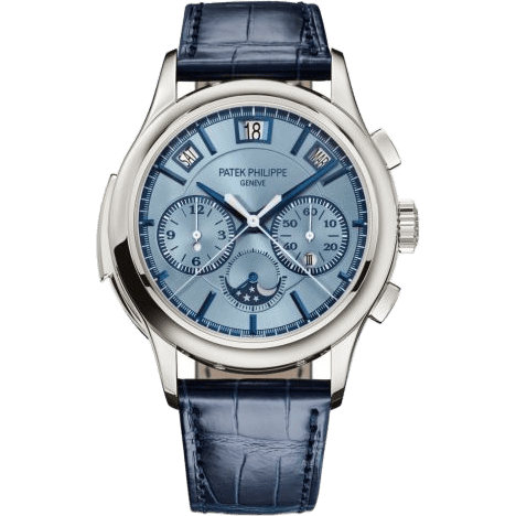 Minute Repeater Split-Seconds Chronograph Perpetual Calendar White Gold / Ice Blue