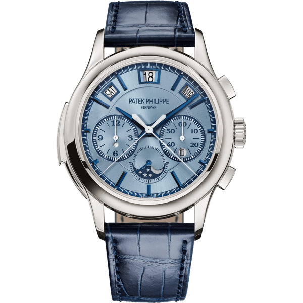 Minute Repeater Split-Seconds Chronograph Perpetual Calendar White Gold / Ice Blue