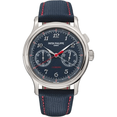 Monopusher Chronograph 5470 Platinum / Blue