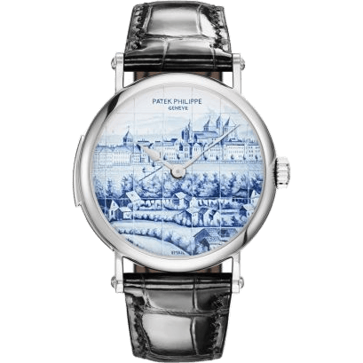 Tourbillon Minute Repeater 5538 White Gold / Old Views of Geneva