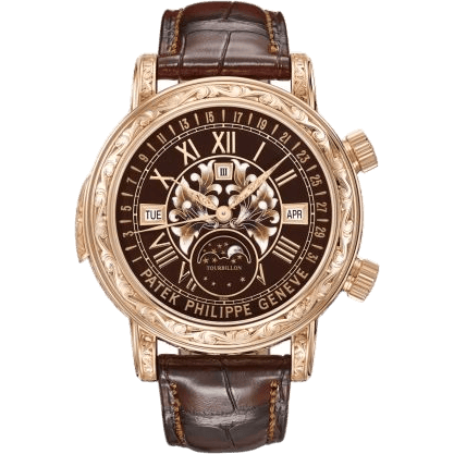 Sky Moon Tourbillon 6002 Rose Gold / Black