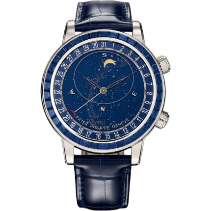 Celestial 6104 Platinum - Sapphire / Blue