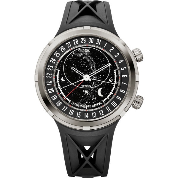 Celestial Sunrise and Sunset 6105 White Gold / Black
