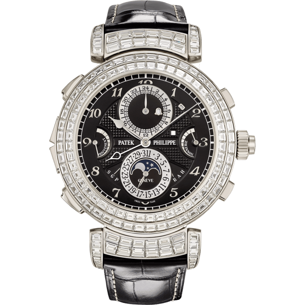 Grandmaster Chime 6300 White Gold - Diamond / Black