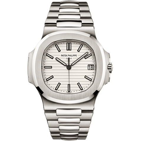Nautilus 5711 Stainless Steel / White