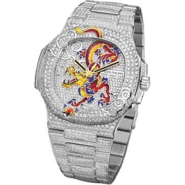 Nautilus 5720 White Gold Shanghai