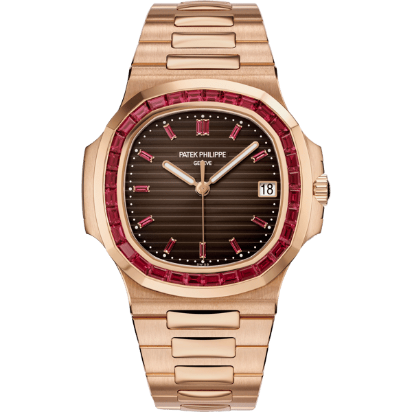 Nautilus 5723 Rose Gold - Ruby / Brown