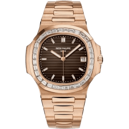 Nautilus 5723 Rose Gold - Diamond / Brown