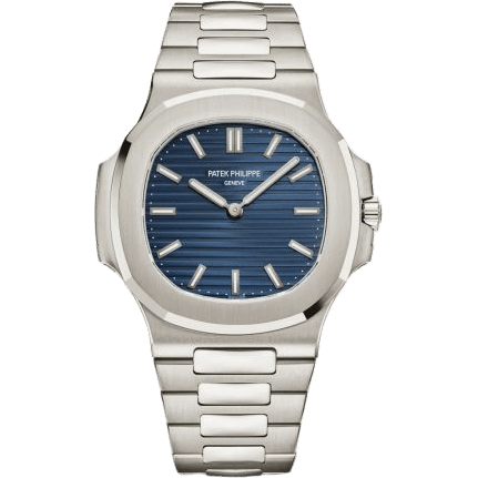 Nautilus 50th Anniversary 5810 White Gold / Blue