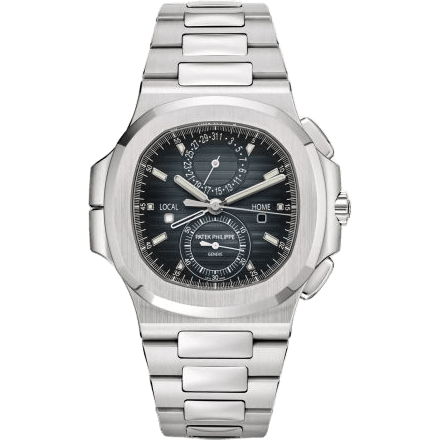 Nautilus Travel Time Stainless Steel / Blue