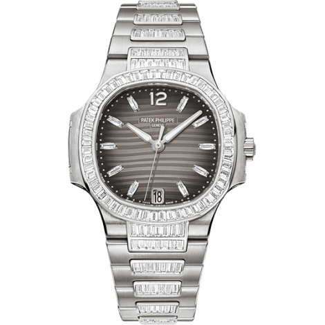 Nautilus 7014 White Gold / Grey