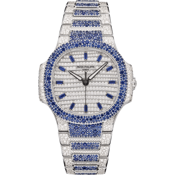 Nautilus 7118 Haute Joaillerie White Gold - Sapphire