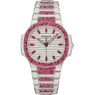 Nautilus 7118 Haute Joaillerie White Gold - Ruby