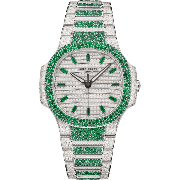 Nautilus 7118 Haute Joaillerie White Gold - Emerald