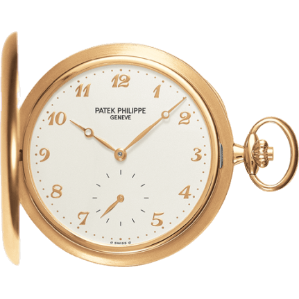 Pocket Watch Savonette Yellow Gold / Silver