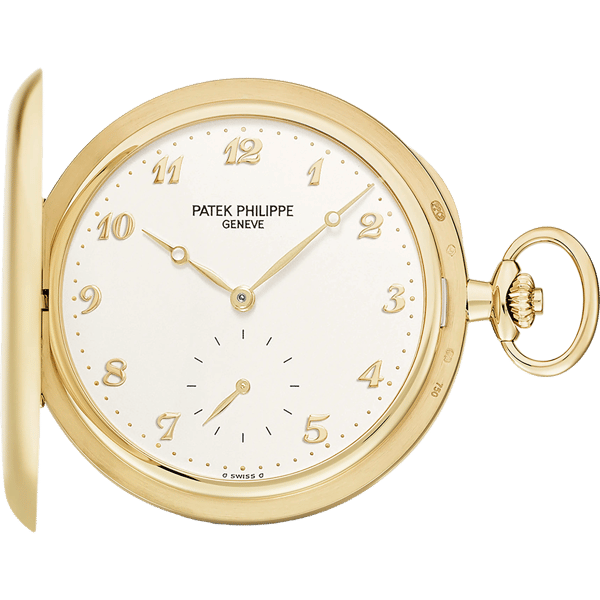 Pocket Watch Savonette Yellow Gold / Silver