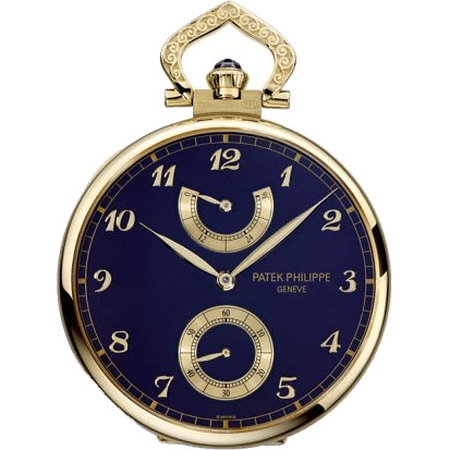 Pocket Watch Lepine Power Reserve Yellow Gold / Matryoshka Dolls
