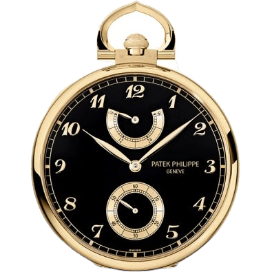 Pocket Watch Lepine Power Reserve Yellow Gold / Ballerina