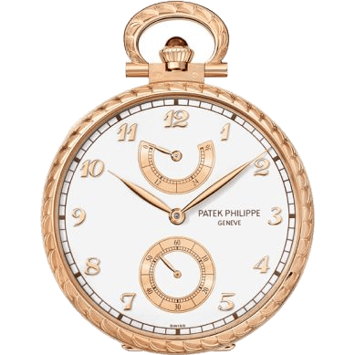Pocket Watch Lepine Power Reserve Rose Gold / Lateen Sails