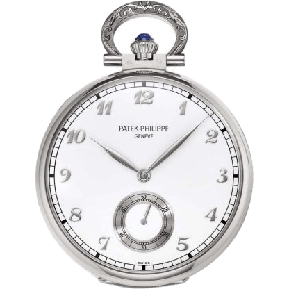 Pocket Watch Lepine White Gold / Pittsburgh