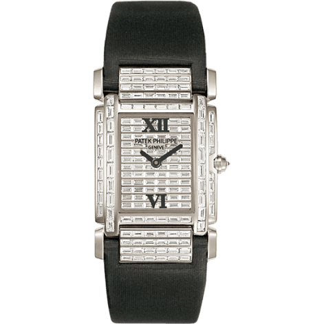 Twenty~4 4911 White Gold Baguette