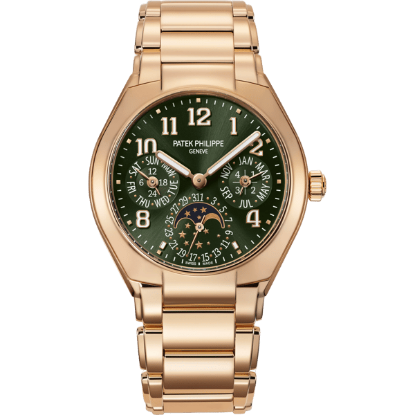 Twenty-4 Perpetual Calendar Rose Gold / Green