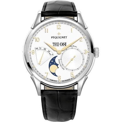 Royale Grand Sport Moonphase Gilt Numerals / Black Strap