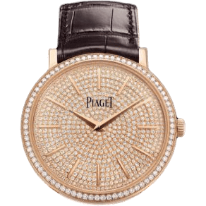 Altiplano 38 Pink Gold Full Diamond