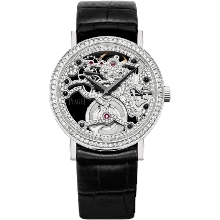 Altiplano Skeleton 34 White Gold Diamond