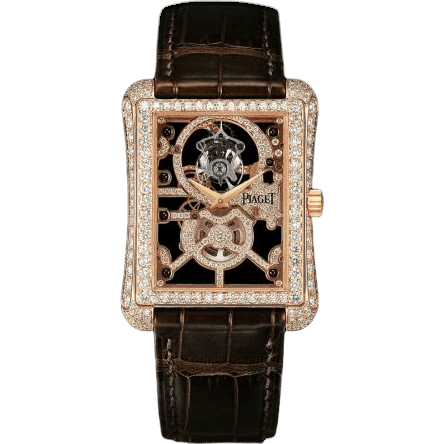 Emperador Tourbillon Skeleton Pink Gold Diamond