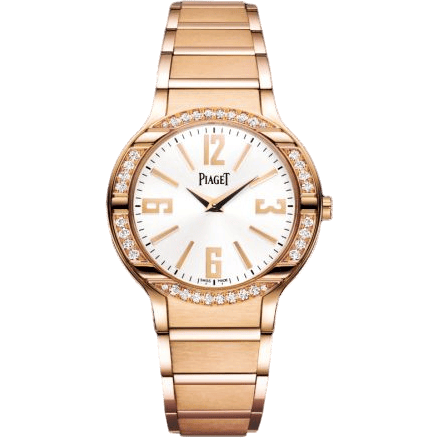 Polo 32 Quartz Pink Gold Diamond