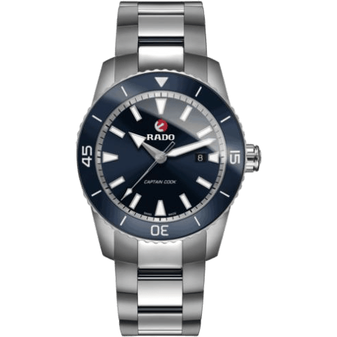 HyperChrome Captain Cook 45 Titanium / Blue / Bracelet