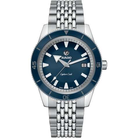 HyperChrome Captain Cook 42 Stainless Steel / Blue / Bracelet
