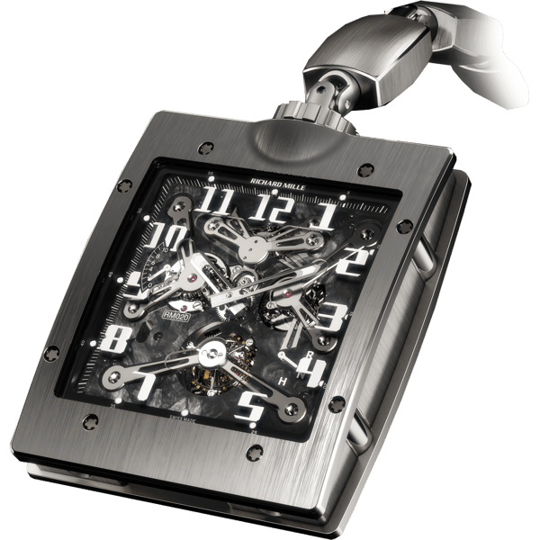 RM 020 Manual Winding Tourbillon Pocket Watch