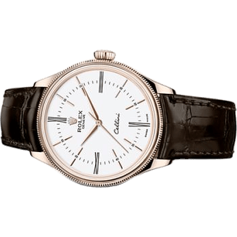 Cellini Time Everose / White / Alligator Brown