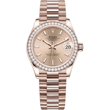Datejust 31 Rose Gold / Diamond / Rose / President