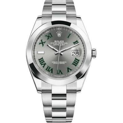 Datejust 41 Stainless Steel Smooth / Oyster / Slate Roman