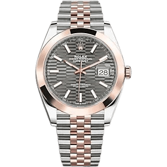 Datejust 41 Rolesor Everose - Smooth / Jubilee / Slate - Fluted