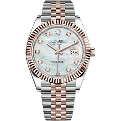 Datejust 41 Rolesor Everose Fluted / Jubilee / MOP