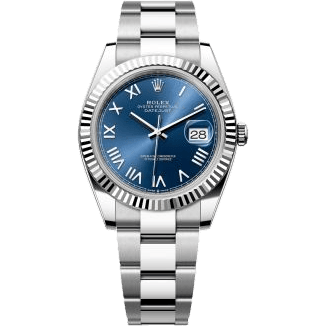 Datejust 41 Stainless Steel - Fluted / Blue Roman / Oyster
