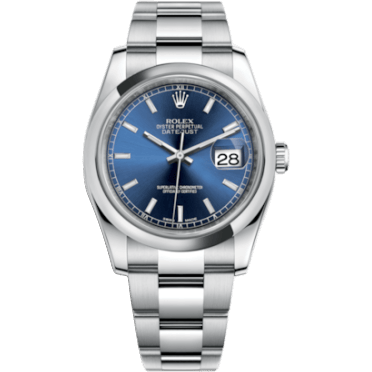 Datejust 36 Stainless Steel Domed / Oyster / Blue