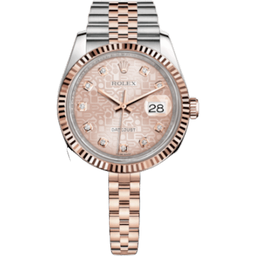 Datejust 36 Rolesor Everose Fluted / Jubilee / Pink Computer